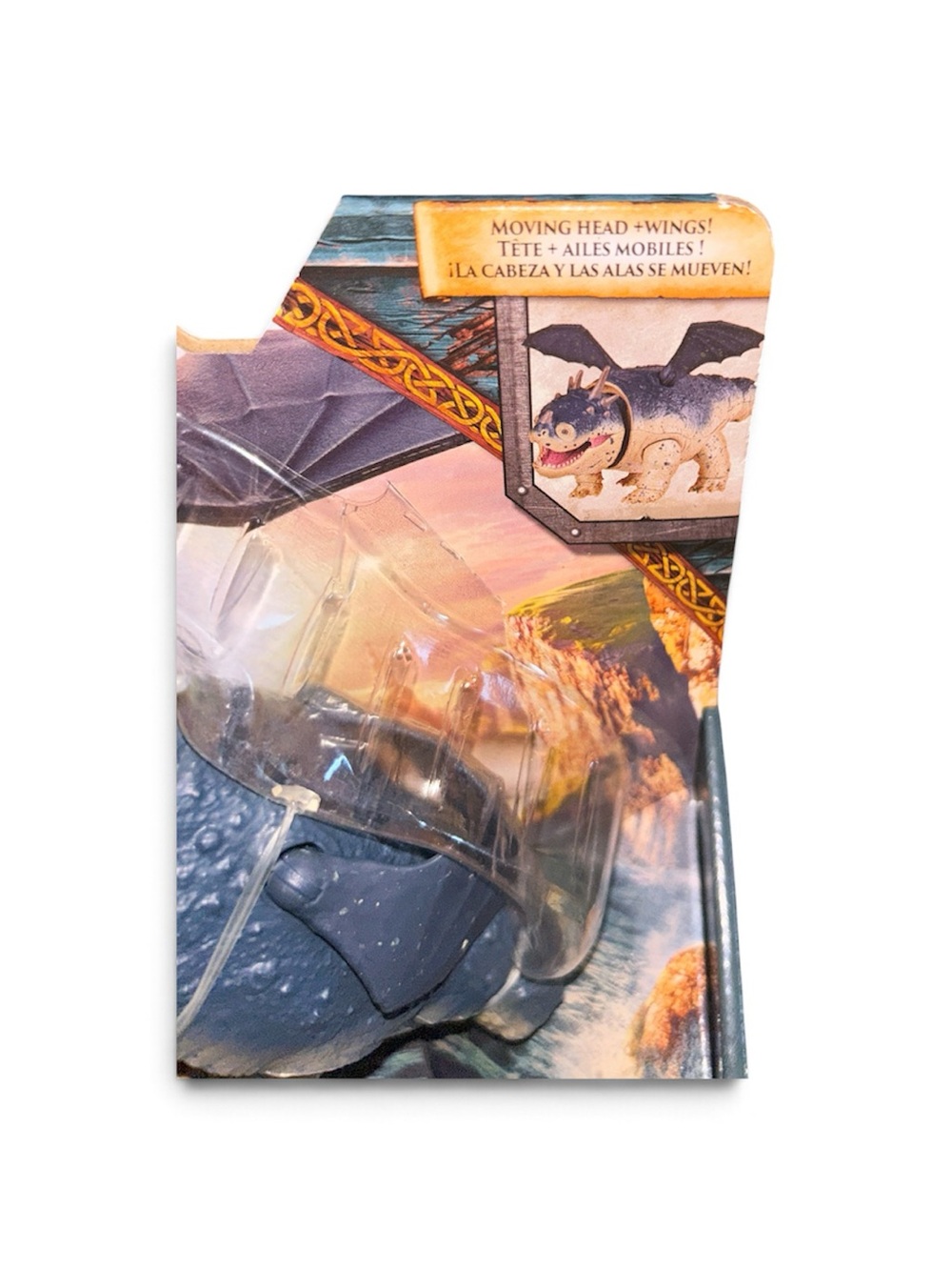 DreamWorks Gronckle Dragon Figure - Beige & Dark Blue - Picture 3 of 4